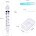 2PCS Professional Baby Nasal Aspirator Syringe Set with Tweezers for Nasal Hygiene - Portable Infant Nose Cleaner - Buy Online on SooperMarket.com