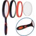 10x Magnifying Glass with Non-Slip Rubber Handle - Ideal for Seniors & Kids Perfect for Reading Books Maps Coins & Hobbies - 75mm Yellow - Buy Online on SooperMarket.com