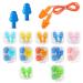 12 pair of silicone earplugs - earplugs with noise suppression - swimming earplugs - earplugs for sleeping - noise reduction hearing protection waterproof