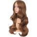MapofBeauty Charming Long Wavy Synthetic Party Wig for Women - Light Brown - Buy Online on SooperMarket.com