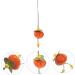 Cabilock Persimmon Sachet Chinese Style Blessing Bags Feng Shui Car Accessories Decor Face Powder Fine Orange 13X3CM - Buy Online on SooperMarket.com