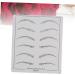 Angoily 6 Pcs Eyebrow Practice Skin Eyebrow Microblading Skin Eyebrow Training Skin Set - Buy Online on SooperMarket.com