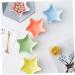 MAGICLULU Games Elderly 3 Pcs Sauce and Vinegar Dish Ceramics Flower Sauce re-usable Household Dipping Dish 11X11X3.2CM Assorted Color - Buy Online on SooperMarket.com
