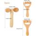 3PC Wooden Massage Stick Set - Hand & Full Body Muscle Relief Tools for Neck Waist Legs & Hands - Buy Online on SooperMarket.com