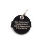 Copter Farm Dog Brand Bag with Engraving | Art Leather & Real Leather | Custom Double-Sided Black Round Tag for Dogs - Buy Online on SooperMarket.com
