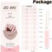 French Semi Cured Gel Nail Strips - 20 Self-Adhesive Stickers for French Tip Manicure - Salon-Quality UV/LED Lamp Required - Buy Online on SooperMarket.com