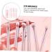 Buy Eye Shadow Brush Set - Eyeliner & Makeup Brush Holder Kits | Pink ABS Handle | International Shipping - Buy Online on SooperMarket.com