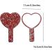 Traziewell Mirrors with Handle for Make Up Hair Cutting Tool Heart Shaped Handle Mirror for Daily Salon Barbers Red Heart Mirror JZ000322 Jz000322 Three Seats - Buy Online on SooperMarket.com