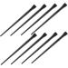 Healeved 36 Pcs Eyeliner Brush Eye Shadow Brush Flat Liner Brush Eye Shadow Blending Brush Black Nylon - Buy Online on SooperMarket.com