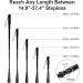 TriPro Long Handle Shoe Horn - Adjustable Telescopic Metal Shoe Horn for Seniors, Men, Women, Kids - Aluminum Alloy, Portable Design - Buy Online on SooperMarket.com