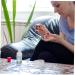 FRCOLOR Set of 6 for Dipping Nails Accessory Compartment Storage Container for Loose Powder Starter Set Thehomeuse Sticker Storage Containers French Manicure Nail Polish Smile Line Accessories 5X4X2.5CM White - Buy Online on SooperMarket.com