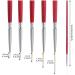 5 Pcs Professional Nail Art Liner Brushes Set - Painting, Design, Point Drill Drawing - Thin Brush Pen Kit 6/9/12/18/24mm - Buy Online on SooperMarket.com