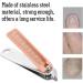 Nail Clippers Alloy Bevel Oblique Nail Cutter Manicure Pedicure Finger Toe Scissors for Home Gift - Buy Online on SooperMarket.com