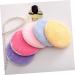5pcs Round Cleansing Pads Puff Cosmetics Pad Girl Cosmetic Tool Woman Makeup Accessory Face Washing Pad Small Makeup Pad Makeup Tool Girl Makeup Pad Simple Rounded Makeup Pad/2071 12x12cm - Buy Online on SooperMarket.com