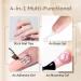 Modelones 4 in 1 Nail Glue Set | Brush On Gel | Rhinestone False Nails Base Gel | Nail Art Kit for Acrylic Nails | UV Lamp Needed | 15ml - 2PCS - Buy Online on SooperMarket.com