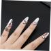Amosfun 3 Sets Nail Ring Finger Tip Women Ring Ring for Women Rings for Women Jewels for Nails Nail Decor Women's Band Rings Women s Suits Red Decor Zinc Alloy Miss Girl Jewelry White - Buy Online on SooperMarket.com
