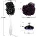 MAVGV Scalp Massager Shampoo Brush Loofah Set with Long Handle Back Brush and Bath Loofahs - Buy Online on SooperMarket.com