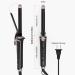 3/4 Inch Ceramic Curling Iron with LCD Display | 6 Temperature Settings Fast Heat Up & Dual Voltage | Hair Curler Includes Gloves (Black - Buy Online on SooperMarket.com