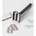 DreamGenius Long Handle Double Edge Safety Razor Set with Butterfly Open Design - Perfect for Men & Women - Includes 10 Stainless Steel Blades - Buy Online on SooperMarket.com
