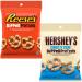 Chocolate Pretzels Bundle With Reese's Dipped Pretzels 120g & Hershey's Cookies 'N' Creme Dipped Pretzels 120g (2 Pack)