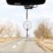Cobee tree of life hanging ornament for car rear view mirrors 7 chakra stones medicinal crystal stone trailer car interior reiki good luck meditation decoration for windows (white) pink