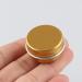 Buy 50 Pieces 5ml Gold Aluminum Jars with Screw Caps - Perfect for Cosmetics & Packaging Solutions - Buy Online on SooperMarket.com