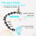 Seposeve Silicone Pacifier Clip 2 Pack - Adjustable Spring, Soft Leashes for Baby Boys and Girls - 3 Textures, One-Piece Design - Ink Black - Buy Online on SooperMarket.com