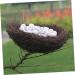 Buy Wofashpuret Artificial Spring Branches & Bird Nest Decor - 20cm Floral Moss Decoration for Home & Garden - Buy Online on SooperMarket.com