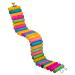 NAUZE Hamster Ladder Hamster Toys Hamster Entertainment Facilities Wooden Pet Ladder Ladder for Small Pet (Multicolor) Colour