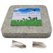 Wool Needle Felting Pad Needled Felting Mat Woolen Block Eco-Friendly Thick and Firm Needle Felting Base for Precision Felting Projects Including Pair of Leather Finger Guards (6inch*6inch)