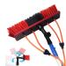 photovoltaic cleaner window cleaning pole Window Cleaning Pole Photovoltaic Panel Cleaning Tool 3-10m Extendable Cleaner Conservatory Roof Window Glass Wall Photovoltaic Panel Cleaning Exten 8m/26.24ft