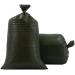 UpNorth Sandbags 20-Pack - Empty Woven Polypropylene Sand Bags with Ties, UV Protection - 14 x 26 Military Green - Buy Online on SooperMarket.com