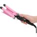 3 Barrel Curling Iron Wand Adjustable Hair Curler Waver Crimper 110V 240V Fast Heating Easy Temperature Adjustment Hair Styling Suitable for Wavy Hairstyles (22mm) - Buy Online on SooperMarket.com