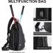 Anti-Theft Crossbody Sling Bag for Men Women Small Backpack One Shoulder Bag Chest Bag Sling Backpack Water Resistant Black-large (Magnetic Strap Buckle) - Buy Online on SooperMarket.com