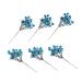 Zerodeko 6pcs Berry Bunch Cuttings Artificial Red Berry Stems Green Decor Wedding Decorations Artificial Berry Twig Stem Holly Berries for Crafts Ornament Plastic Christmas Plant Blue 30x10cm