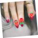 FRCOLOR Pack of 60 Nail Art Accessories Gothic Home Decor Charms Lip Gloss Nail Art Charm Nail Decorations for Nail Art Manual Fruit Slices Fruit Strawberry 3D Cut Cherry Resin Red - Buy Online on SooperMarket.com