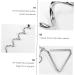 Buy Angoily Stainless Steel Dog Clutch Belt - 2-Piece Metal Binder Set (42x8.5x4cm) - Durable Silver Design for International Shipping - Buy Online on SooperMarket.com