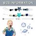 SILICONE BABY PACIFIER CLIP SET | Teething Toy with Star Pattern | 2 Pack | Universal Fit for Boys and Girls - Buy Online on SooperMarket.com