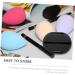 Gogogmee 1set Powder Puff Storage Box Miss Beauty Egg Small Black 20X4.8CM - Buy Online on SooperMarket.com