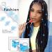 Braids Blue Butterfly Hair Jewelry for Women - Pack of 20 Spiral African Dreadlock Accessories - Buy Online on SooperMarket.com