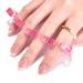 Rolabling Soft Silicone Toe Separators for Pedicure - Pink - Buy Online on SooperMarket.com