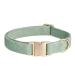 Yudote ultra -like dog collar natural cotton cord for medium dogs with sensitive skin sage green m (1 Pack) sage green