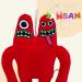 Garten of Banban Plush Toys - Set of 3 Stuffed Animal Plushies for Fans and Kids (Red) - Buy Online on SooperMarket.com