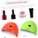 Healeved 2pcs 12 Nail Dryer Nail Art Tools Accessories Gel Nail Curing Gel LED Dryer Manicure Tool Nail Polish Dryer Nail Gel Polish Curing Machine Grill - Buy Online on SooperMarket.com