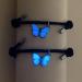 Bestvisse Set of 2 Luminous Butterfly Charm Bracelets Glow In The Dark Wristchains Magnetic Couple Jewelry for Men and Women - Buy Online on SooperMarket.com