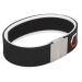 Jauarta antistatic bracelet balance energy anti-fatigue electrostatic removal silicone bracelet with negative ions (black)