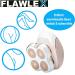 FLAWLEX Hair Remover Epilator Electric Shaver for Face Legs Arms & Body | Flawless & Smooth Skin - Buy Online on SooperMarket.com