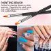 Lofuanna Nail Art Brush Set - 6pcs Double Ended Fine Liner & Dotting Pen Painting Tools for Salon & DIY Manicures - Buy Online on SooperMarket.com