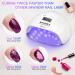 NAILGIRLS 150W UV LED Nail Lamp for Home Salon - Gel Polish Dryer with Timer Presets and Auto Sensor - White - Buy Online on SooperMarket.com