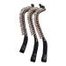 Tyssons Breeches Drop Herring strap Strass Drops Rosa Blue Leather Black Glitzer Herring Band For Bridle Minishetty Shetty VB WB X Full thoroughbred pink